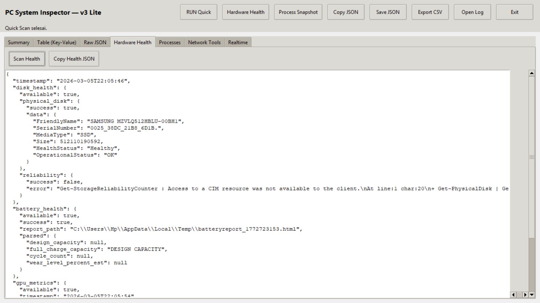 PC System Inspector 5