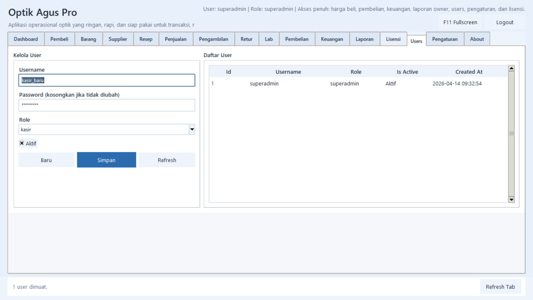 Optik Agus Pro – Solusi Aplikasi Optik yang Ringan, Rapi, dan Profesional 16