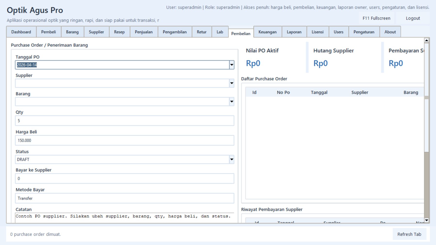 Optik Agus Pro – Solusi Aplikasi Optik yang Ringan, Rapi, dan Profesional 12