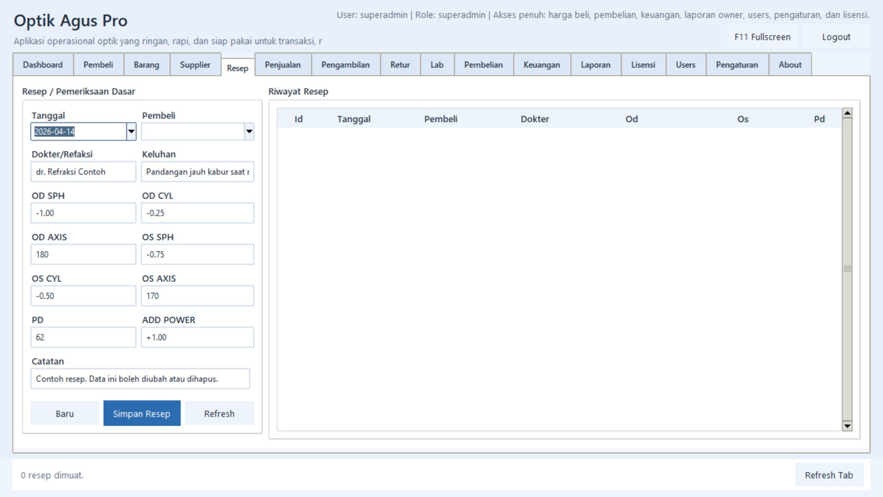 Optik Agus Pro – Solusi Aplikasi Optik yang Ringan, Rapi, dan Profesional 7